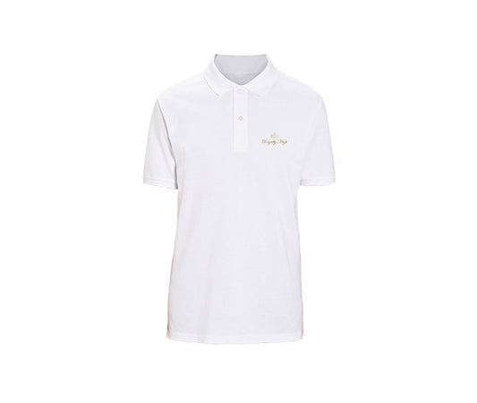 casual white polo for mens