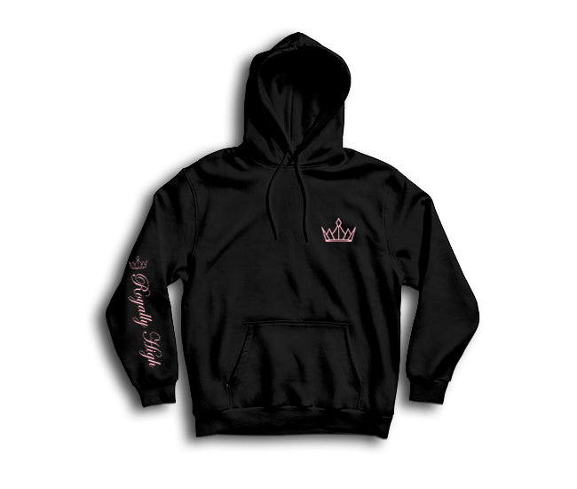 Black Hoodie with gold Royally High Design