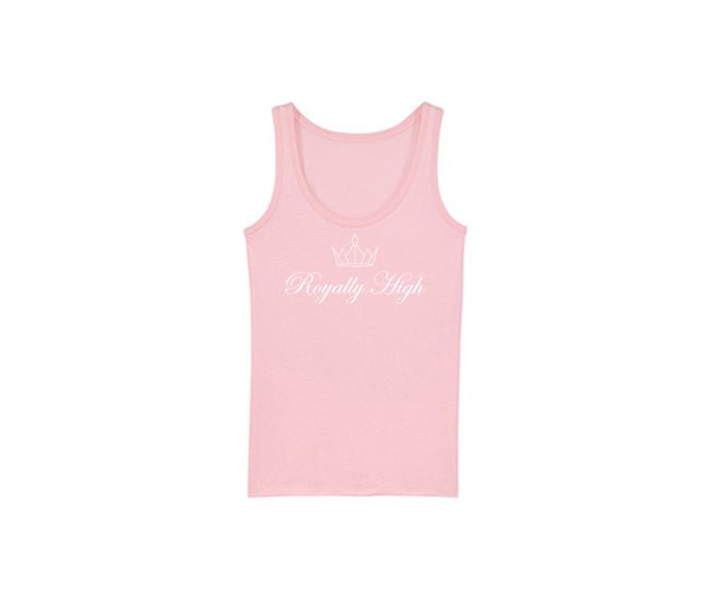 White Logo Ladies Fitted Vest