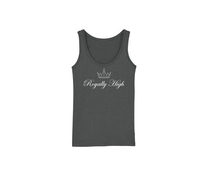 White Logo Ladies Fitted Vest